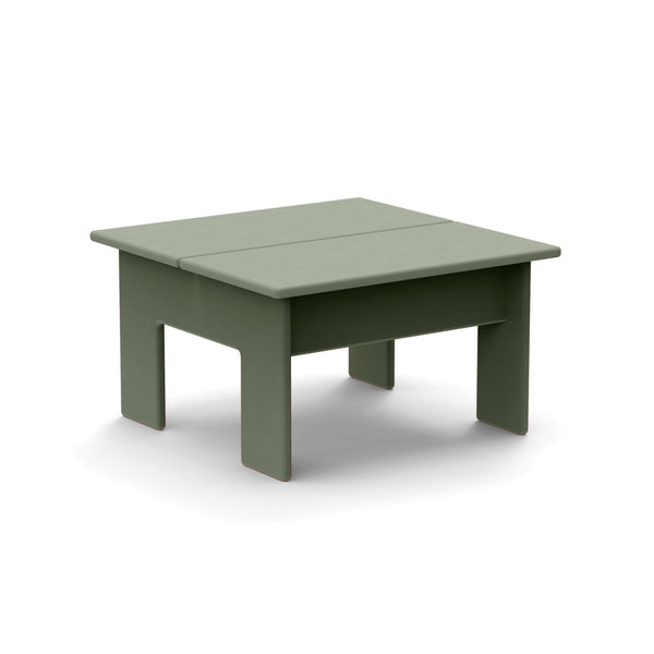 Lollygagger Recycled Outdoor Ottoman/Side Table Outdoor Tables Loll Designs Sage 