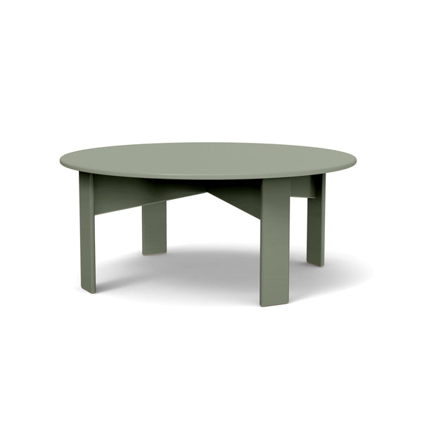 Lollygagger Recycled Outdoor Round Cocktail Table Outdoor Tables Loll Designs Sage 