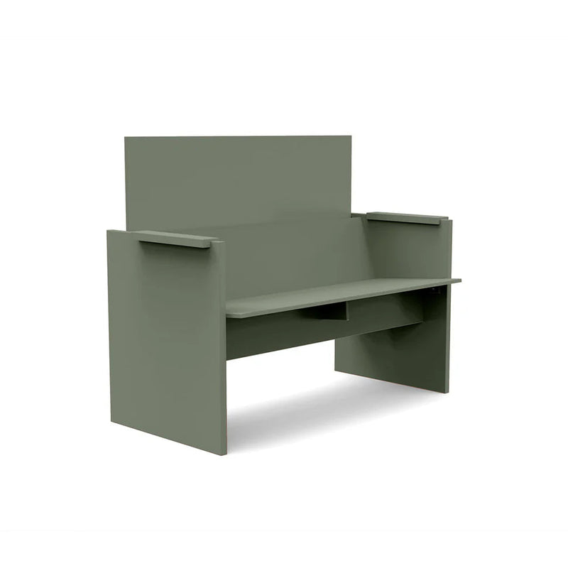 Lussi Recycled Outdoor Bench Outdoor Seating Loll Designs Sage 