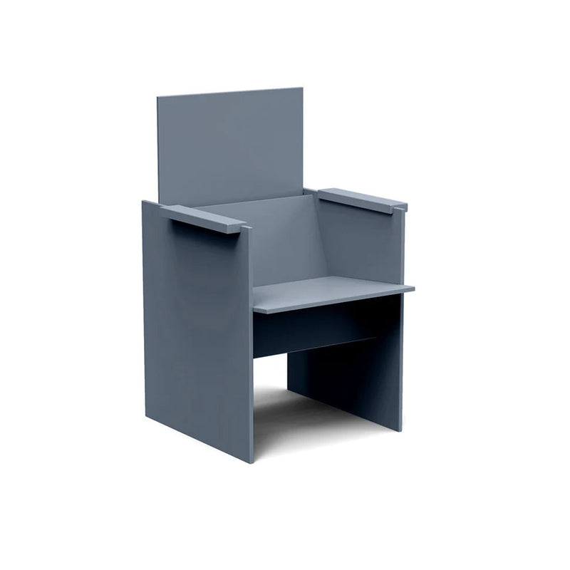 Lussi Recycled Outdoor Chair Outdoor Seating Loll Designs Ash Blue 