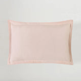 Luxe Weave French Linen Sham Set Shams Sijo Blush Standard / Queen 