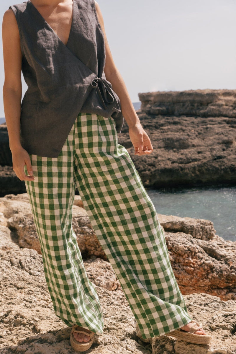 Lydia Classic Linen Pants Pants + Jeans AmourLinen 