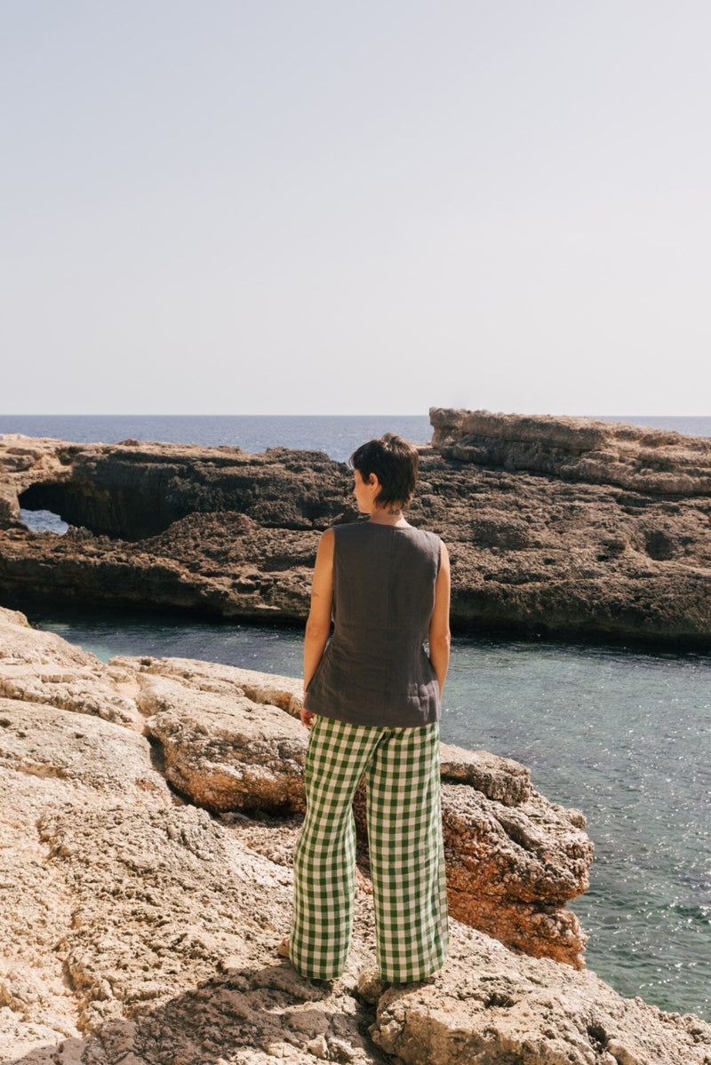 Lydia Classic Linen Pants Pants + Jeans AmourLinen 