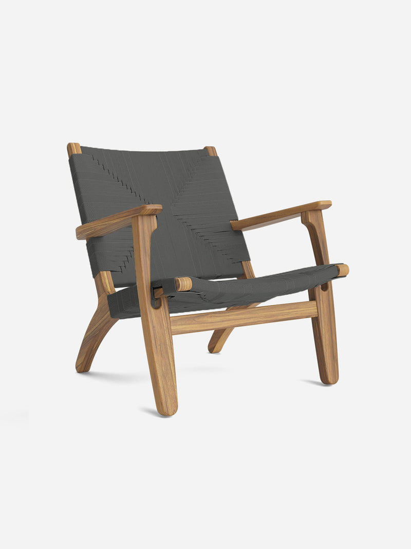 Masaya Armchair | Charcoal Manila #3 Lounge Chair MasayaCo 