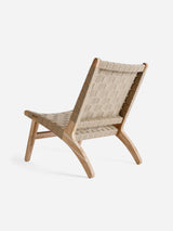 Masaya Lounge Chair | Beige Outdoor Straps Lounge Chair MasayaCo 