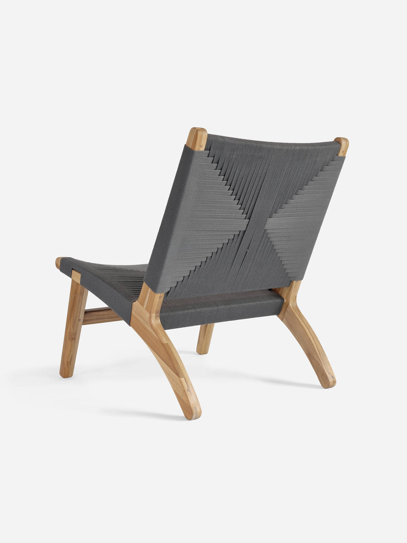 Masaya Lounge Chair | Charcoal Manila #3 Lounge Chair MasayaCo 