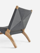 Masaya Lounge Chair | Charcoal Manila #3 Lounge Chair MasayaCo 