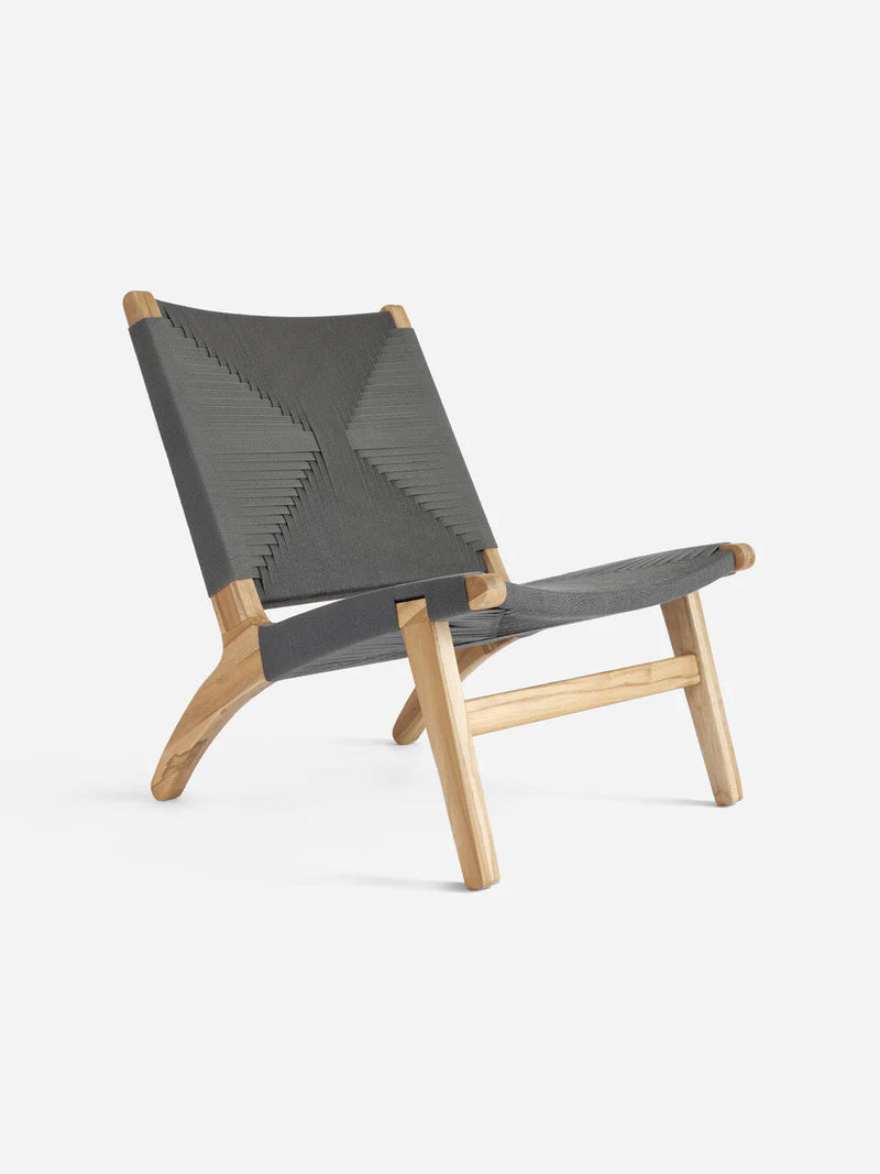 Masaya Lounge Chair - Charcoal Manila #3 Lounge Chairs MasayaCo 