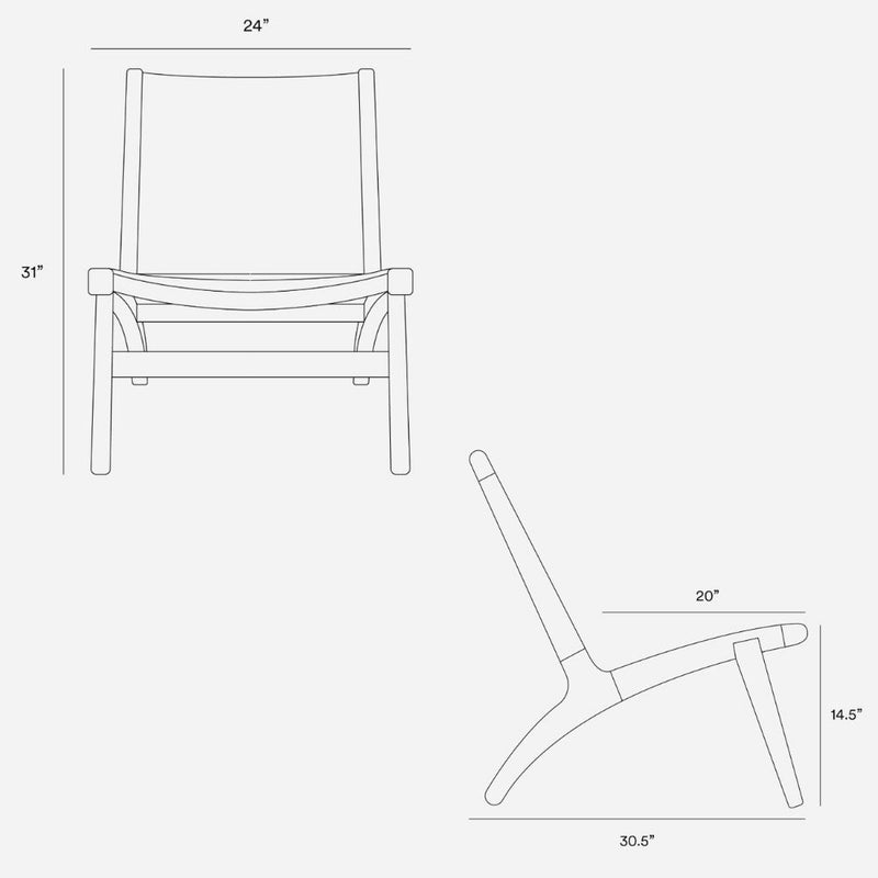 Masaya Manila Lounge Chair - Momotombo Lounge Chairs MasayaCo 