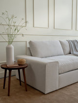 Medley Blumen Bumper Sectional in Natural Latex Bumper Sectional Medley 