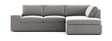 Medley Blumen Bumper Sectional in Natural Latex Bumper Sectional Medley 