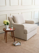 Medley Kaydan Swivel Chair in Natural Latex Accent Chair Medley 