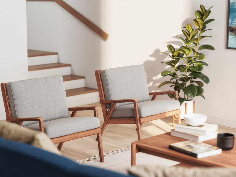 Medley Ridge Accent Chair in Natural Latex Accent Chair Medley 