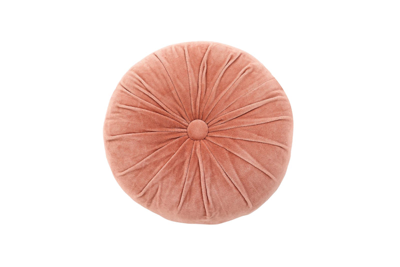 Mini Velvet Round Throw Pillow Throw Pillows Casa Amarosa Blush Pink 