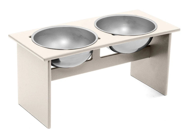 Minimalist Double Dog Bowl Dog Bowls Loll Designs Large Fog 