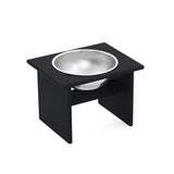 Minimalist Single Dog Bowl Dog Bowls Loll Designs Black Medium 