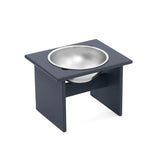 Minimalist Single Dog Bowl Dog Bowls Loll Designs Charcoal Gray Medium 