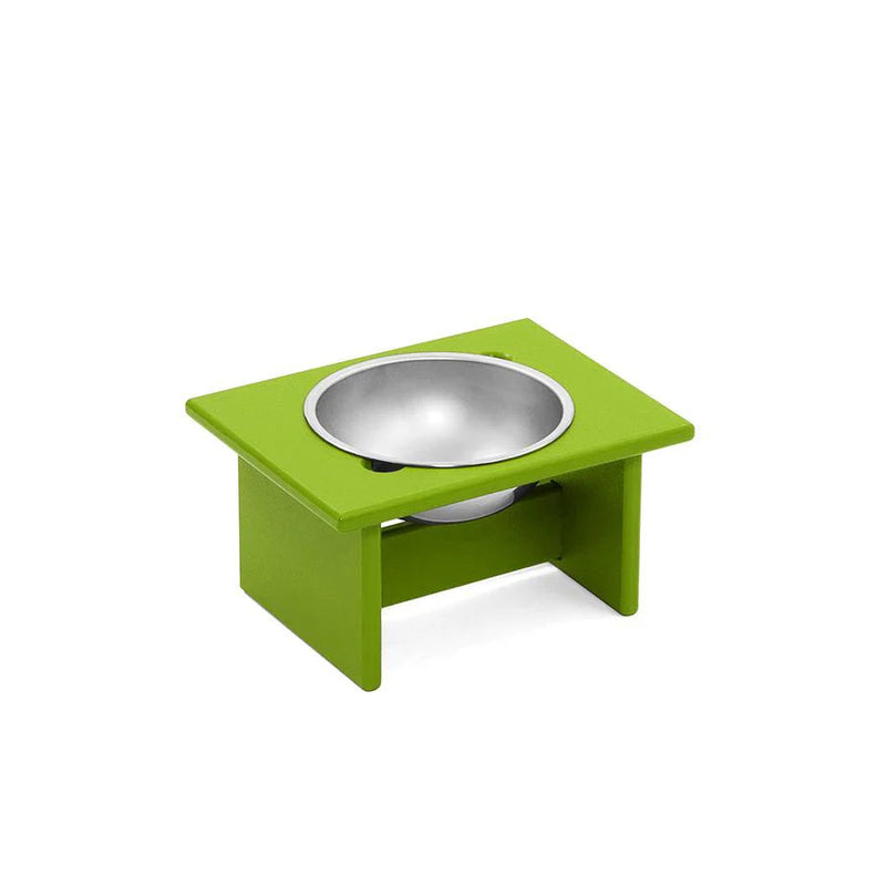 Minimalist Single Dog Bowl Dog Bowls Loll Designs Leaf Green Small 