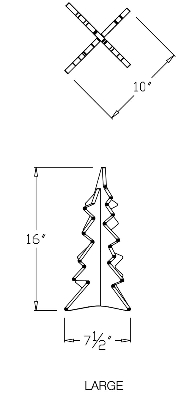 Modern Tabletop Tree