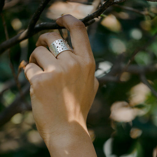 Moon Adjustable Cuff Ring Rings Mulxiply 