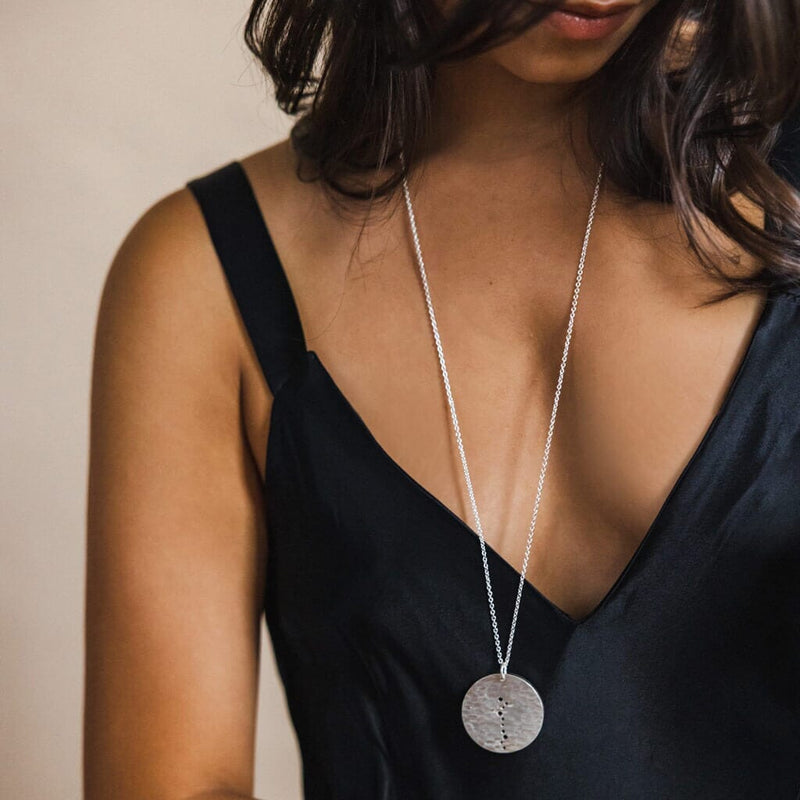 Moon Coin Pendant Necklace Necklaces Mulxiply 