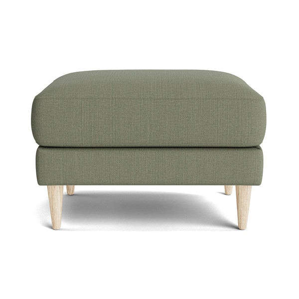 Mota Ottoman in Natural Latex - Linen