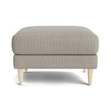 Mota Ottoman in Natural Latex - Linen