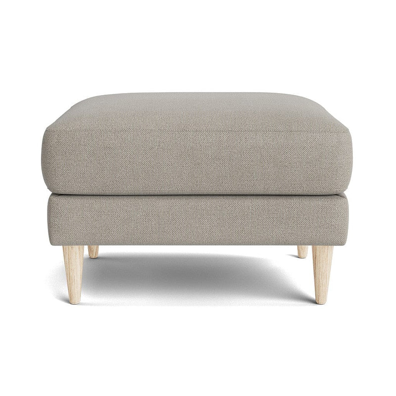 Mota Ottoman in Natural Latex - Linen