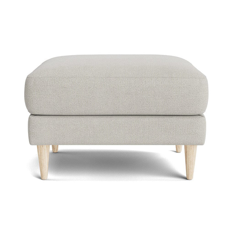 Mota Ottoman in Natural Latex - Linen