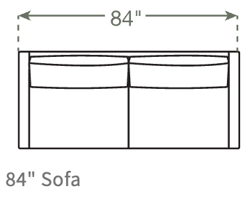 Mota Sofa in Natural Latex - Cotton