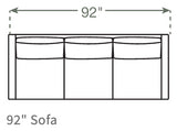 Mota Sofa in Natural Latex - Linen