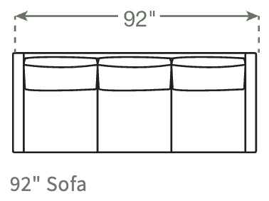 Mota Sofa in Natural Latex - Linen