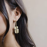 Mulxiply Cairn Cascade Earrings - Brass Earrings Mulxiply 