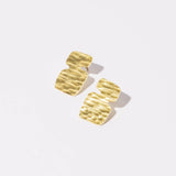 Mulxiply Cairn Stud Earrings - Brass Earrings Mulxiply 