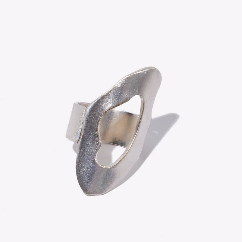 Mulxiply Canyon Adjustable Statement Ring - Sterling Silver Rings Mulxiply 