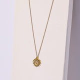 Mulxiply Drops of Sun Charm Necklace - Brass Necklaces Mulxiply 