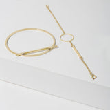 Mulxiply Embrace Bangle - Brass Bracelets Mulxiply 