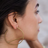 Mulxiply Embrace Hoop Earrings - Brass Earrings Mulxiply 