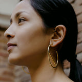 Mulxiply Embrace Hoop Earrings - Brass Earrings Mulxiply 