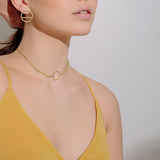 Mulxiply Embrace Link Necklace - Brass Necklaces Mulxiply 