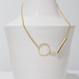 Mulxiply Embrace Link Necklace - Brass Necklaces Mulxiply 