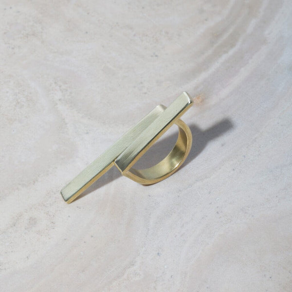 Mulxiply Embrace Wrap Ring - Brass Rings Mulxiply 