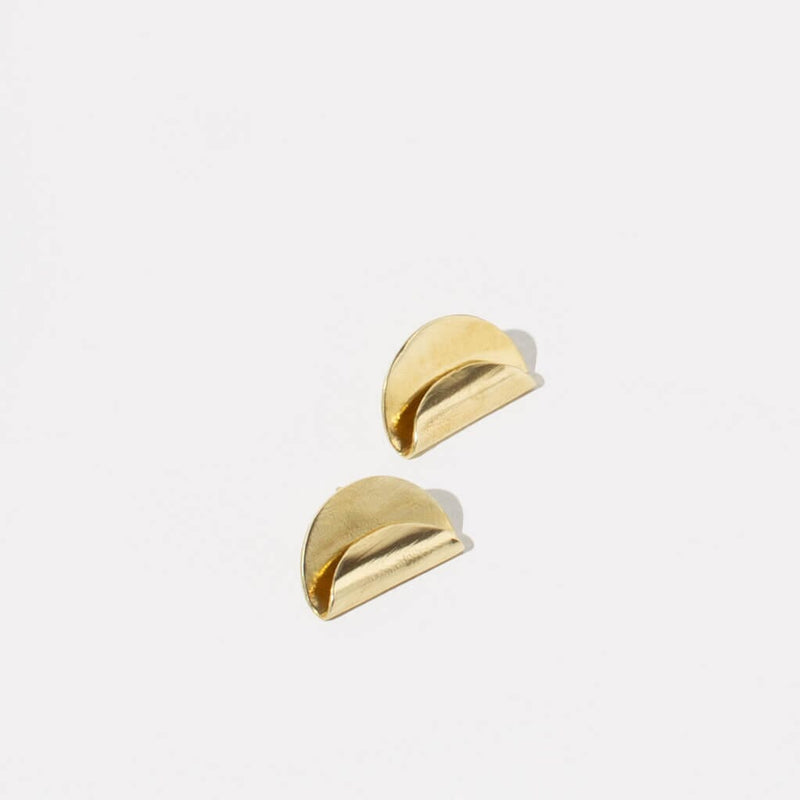 Mulxiply Enfold Earrings - Brass Earrings Mulxiply 