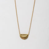 Mulxiply Enfold Necklace - Brass Necklaces Mulxiply 