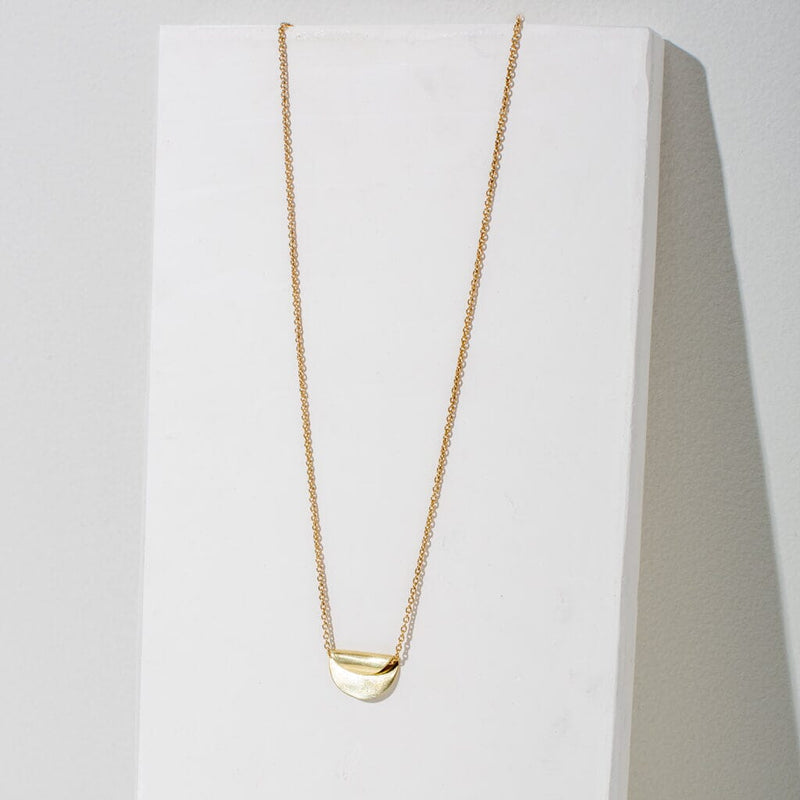 Mulxiply Enfold Necklace - Brass Necklaces Mulxiply 