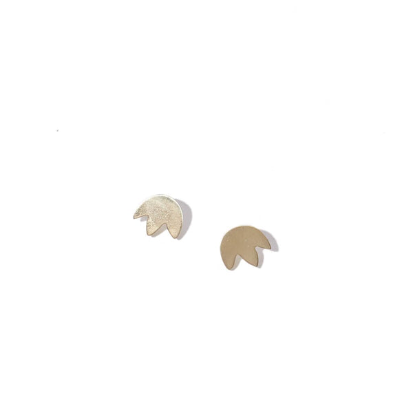 Mulxiply Flora Stud Earrings - Brass Earrings Mulxiply 