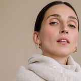 Mulxiply Foundation Square Hoop Earrings - Brass Earrings Mulxiply 