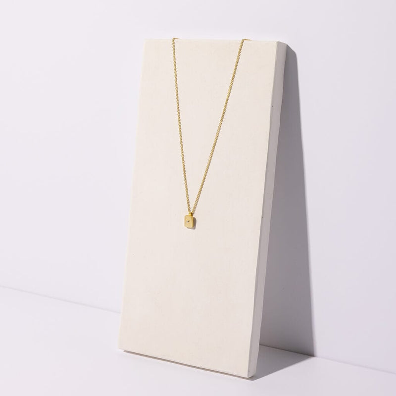 Mulxiply Granule Necklace - Brass + Sterling Silver Necklaces Mulxiply 