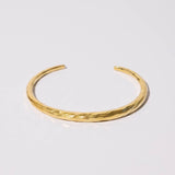 Mulxiply Hammered Cuff Bangle - Brass Bracelets Mulxiply 