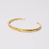 Mulxiply Hammered Cuff Bangle - Brass Bracelets Mulxiply 